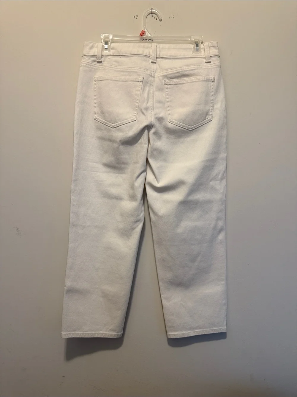 Talbots White Straight-Leg Jeans